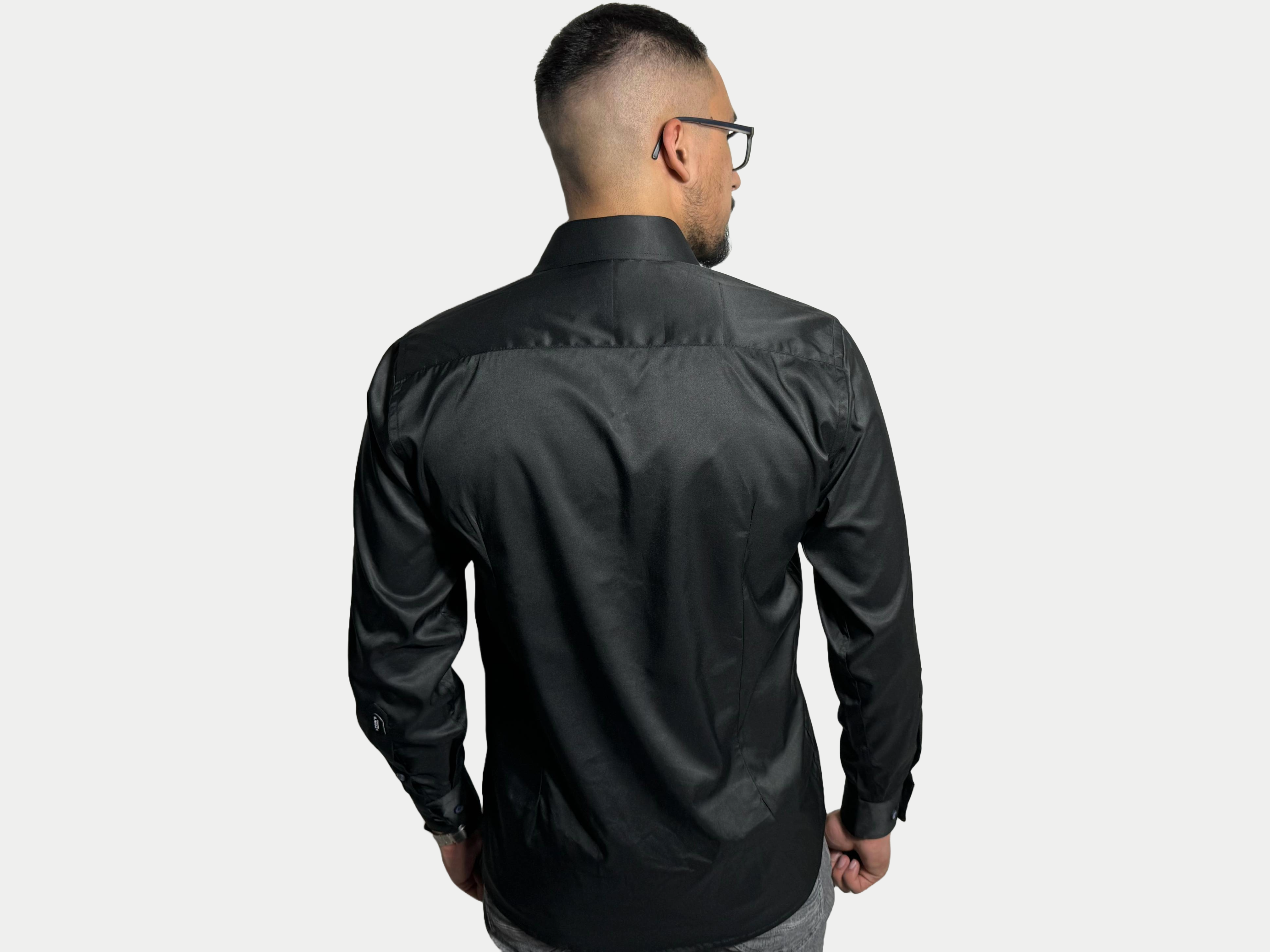 SHIRT - SILK BLACK