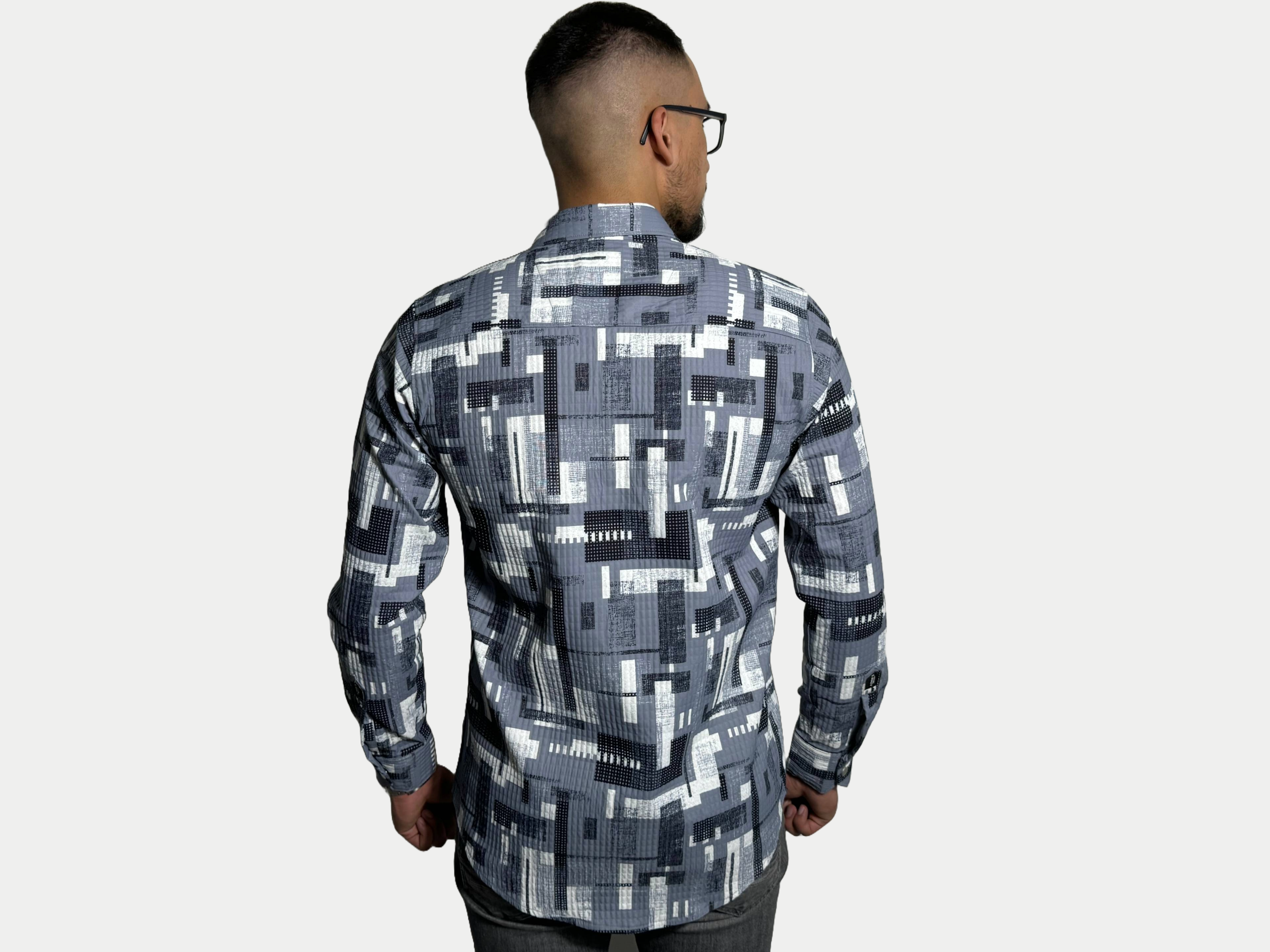 Azimi Fashion Shirt New York Gray