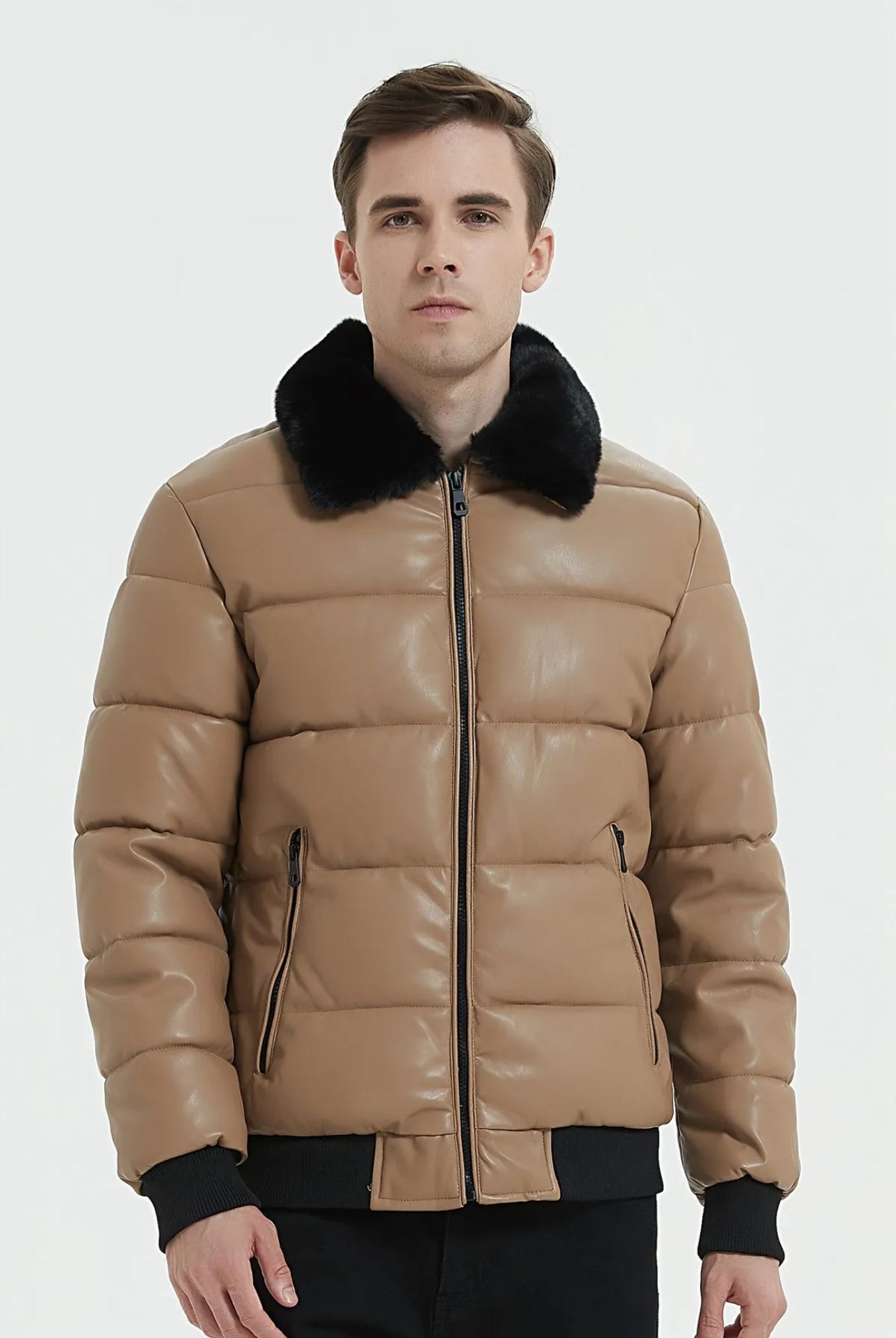 Azimifashion Vanguard Bomber Beige