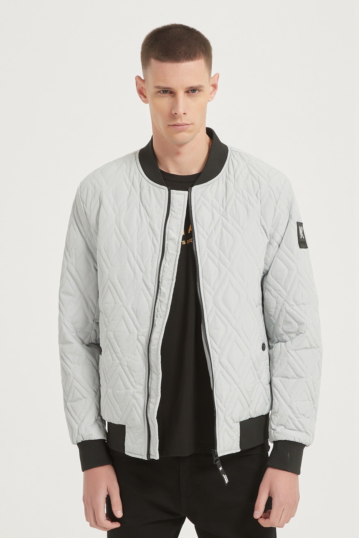 Kymaxx Bomber - Light Gray