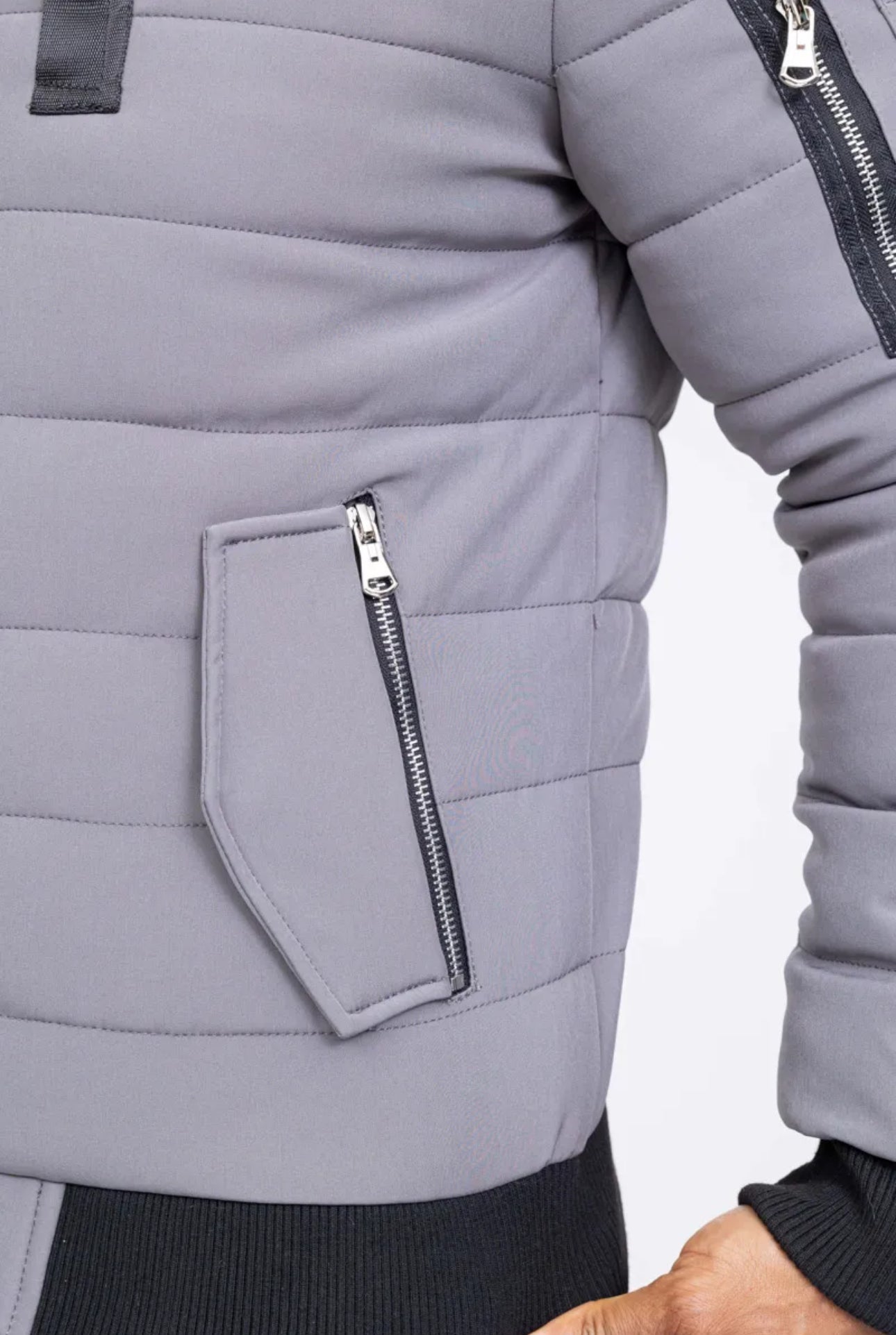 NOVA PILOT - GRAY Luxe Winterjas – Nu voor Slechts €99,99 (Normaal €149,99) + Gratis Verzending!