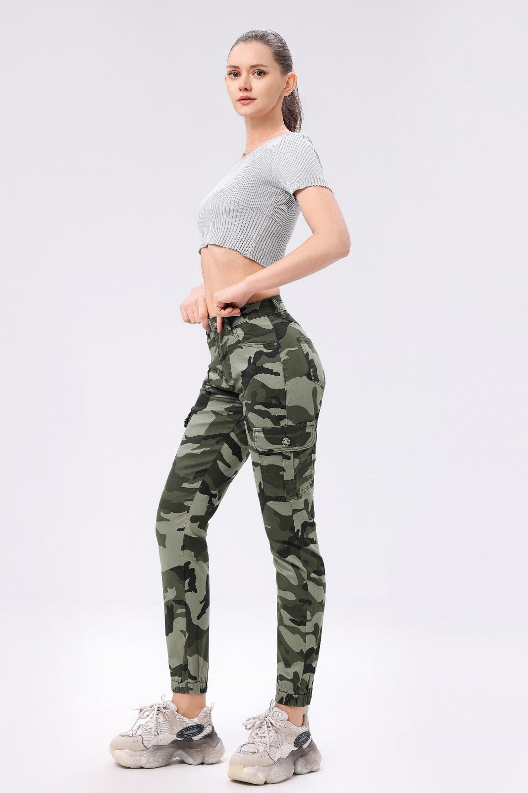 Cargo Fit Jeans Camo