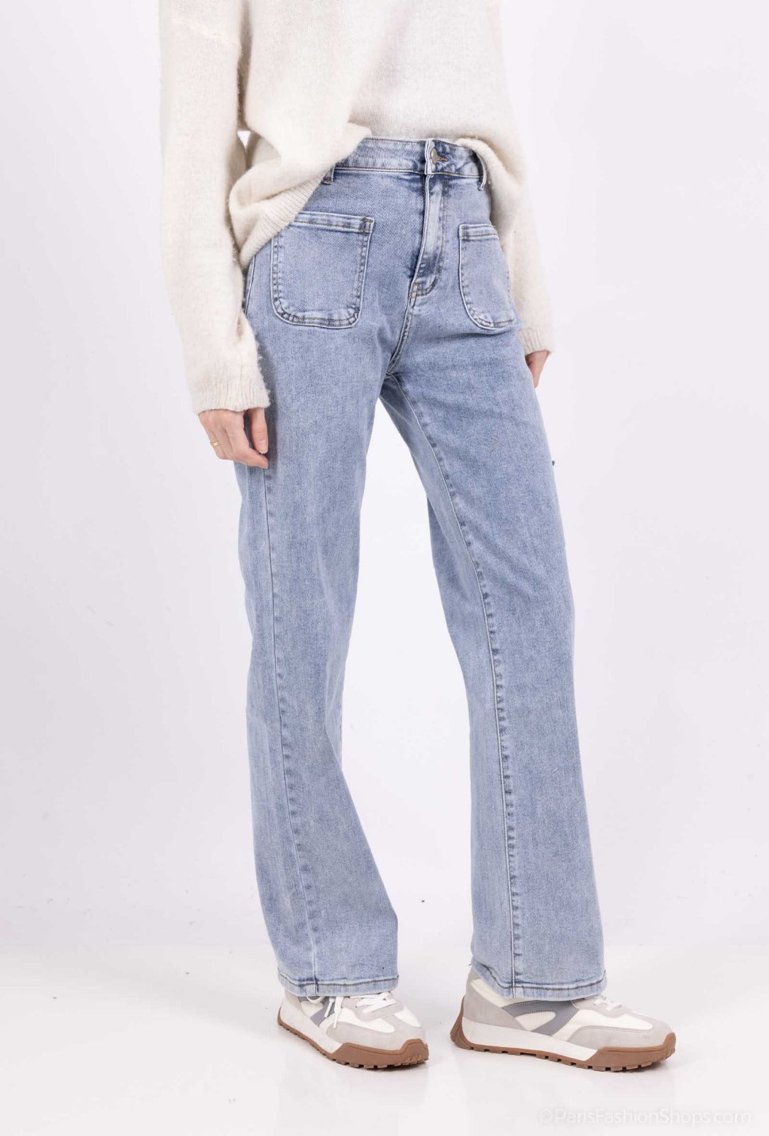 Straight Fit Denim Jeans