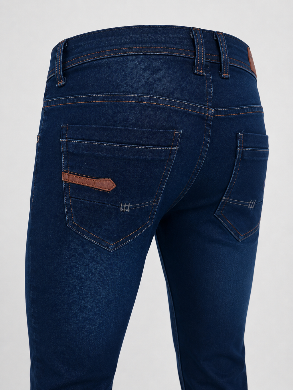 The Stretch Slim Fit Jeans – Donkerblauw