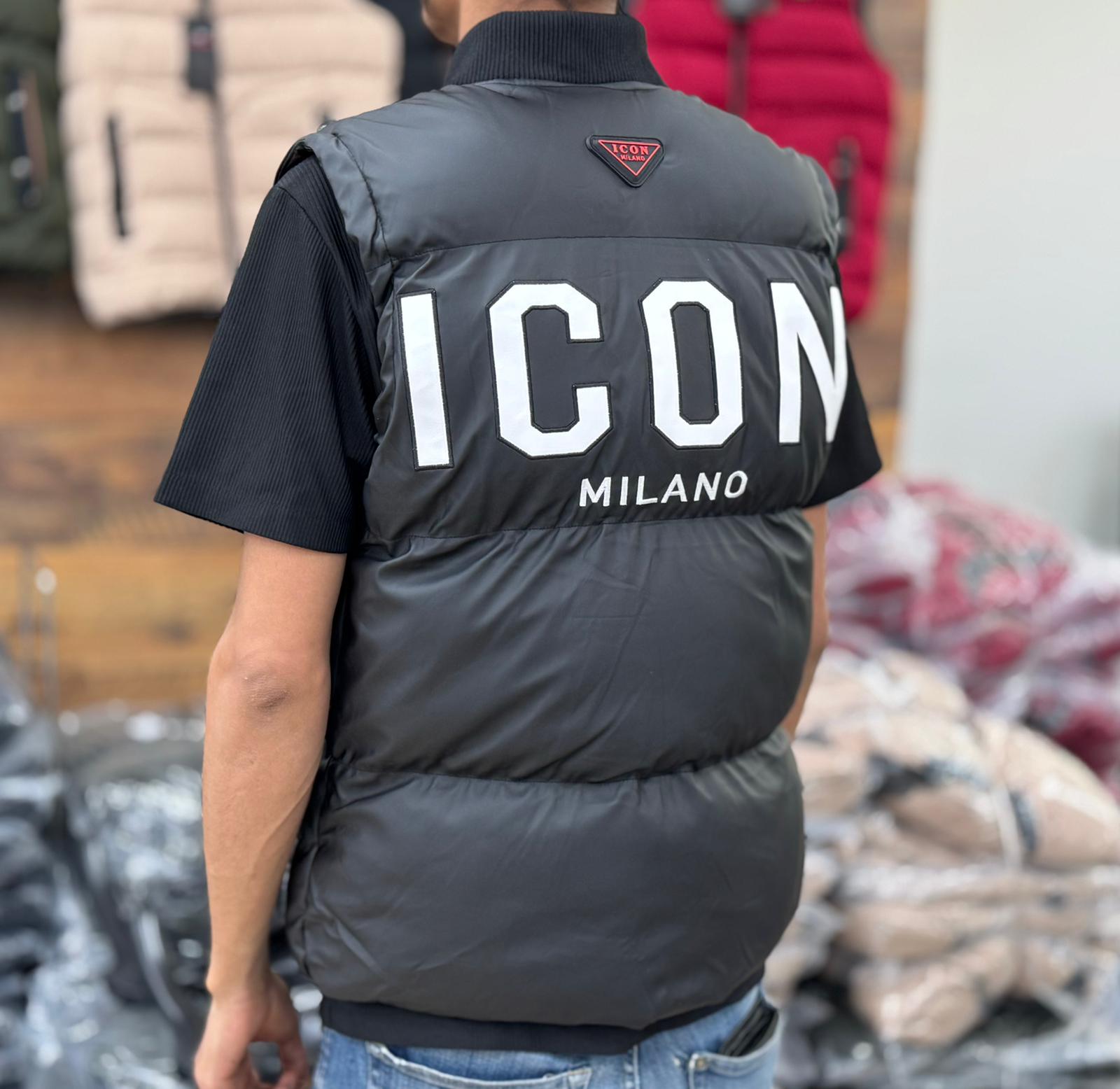 ICON MILANO BODYWARMER - BLACK