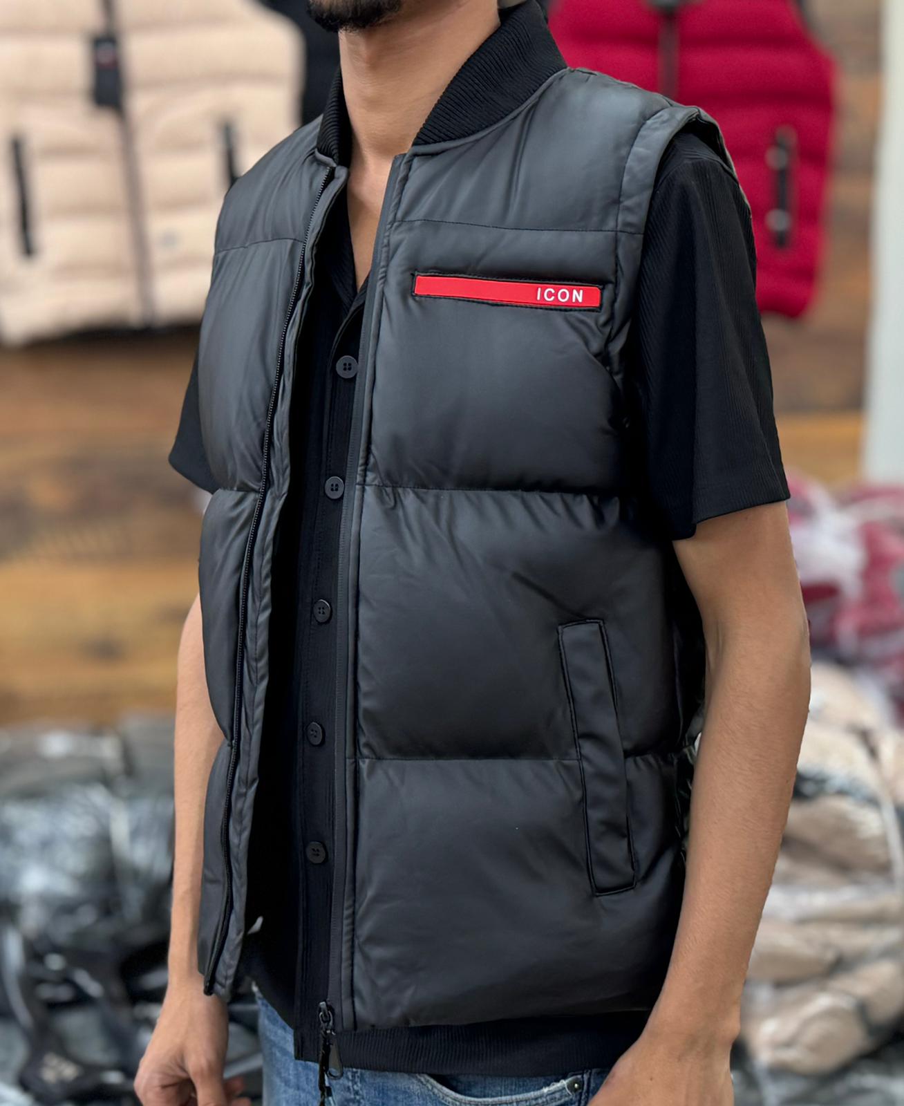 ICON MILANO BODYWARMER - BLACK