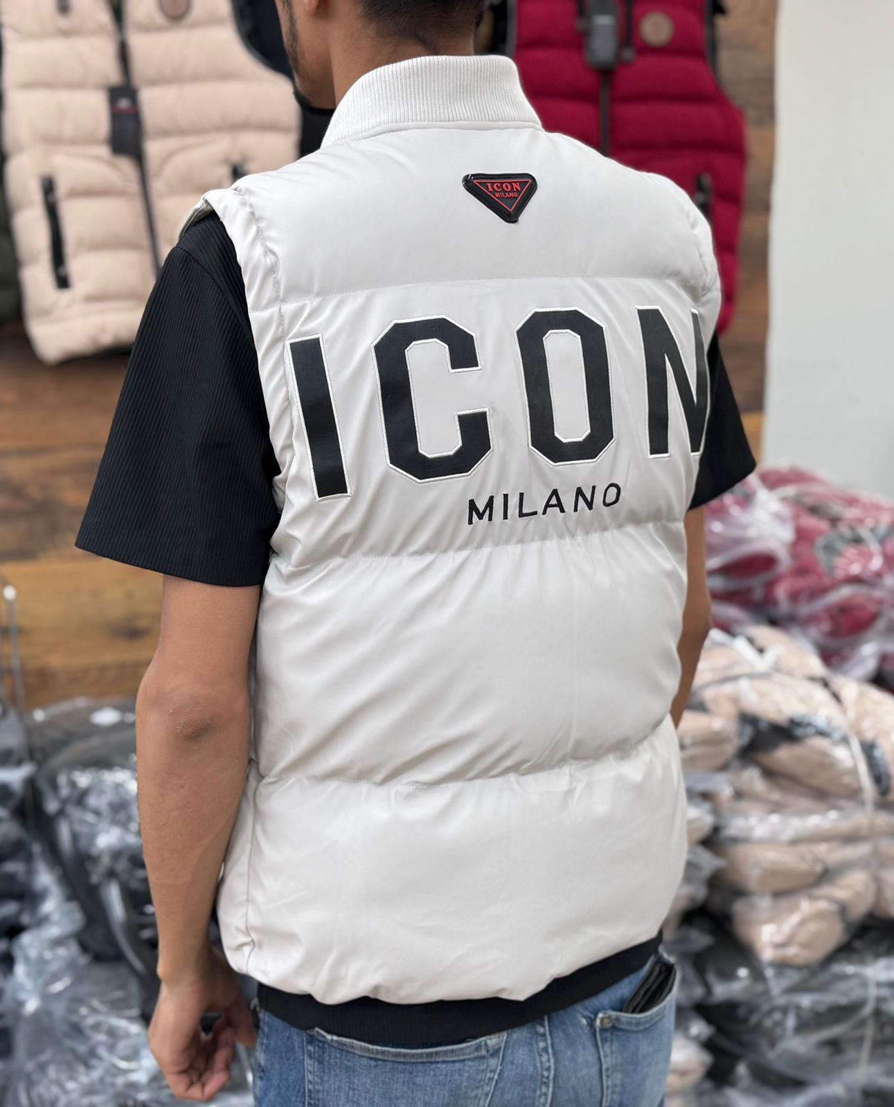 ICON MILANO BODYWARMER - WHITE