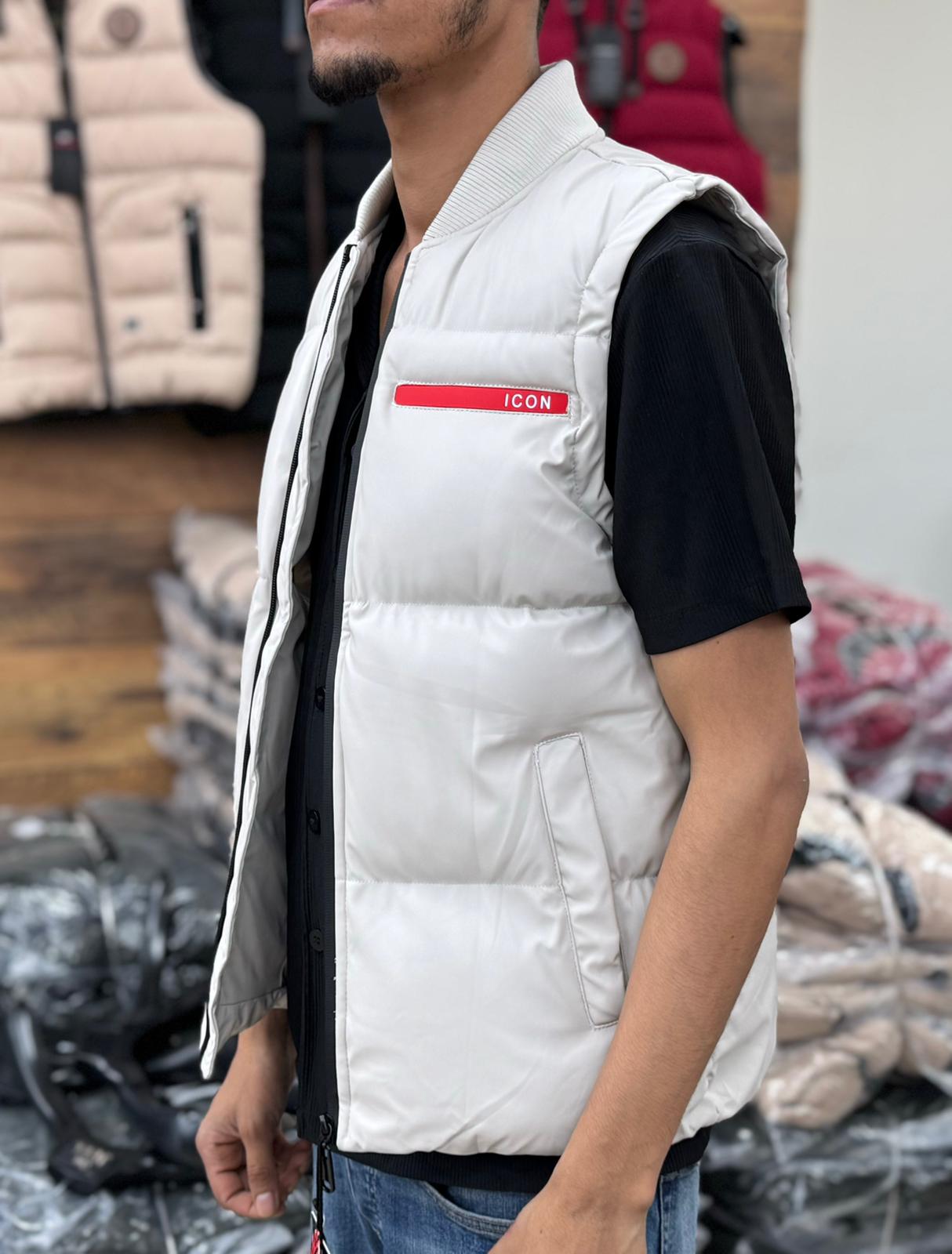 ICON MILANO BODYWARMER - WHITE