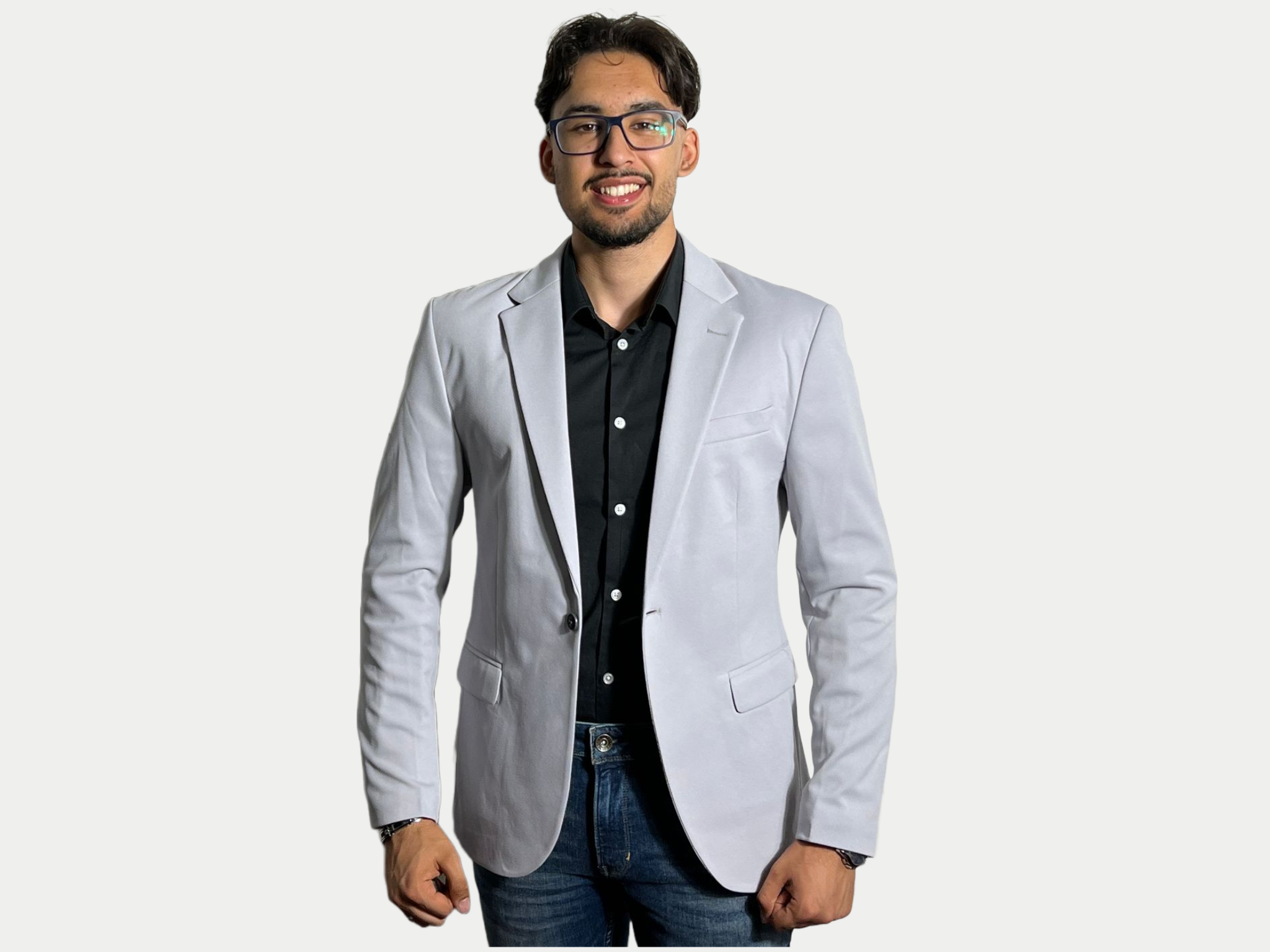 Azimi Fashion Blazer Gray