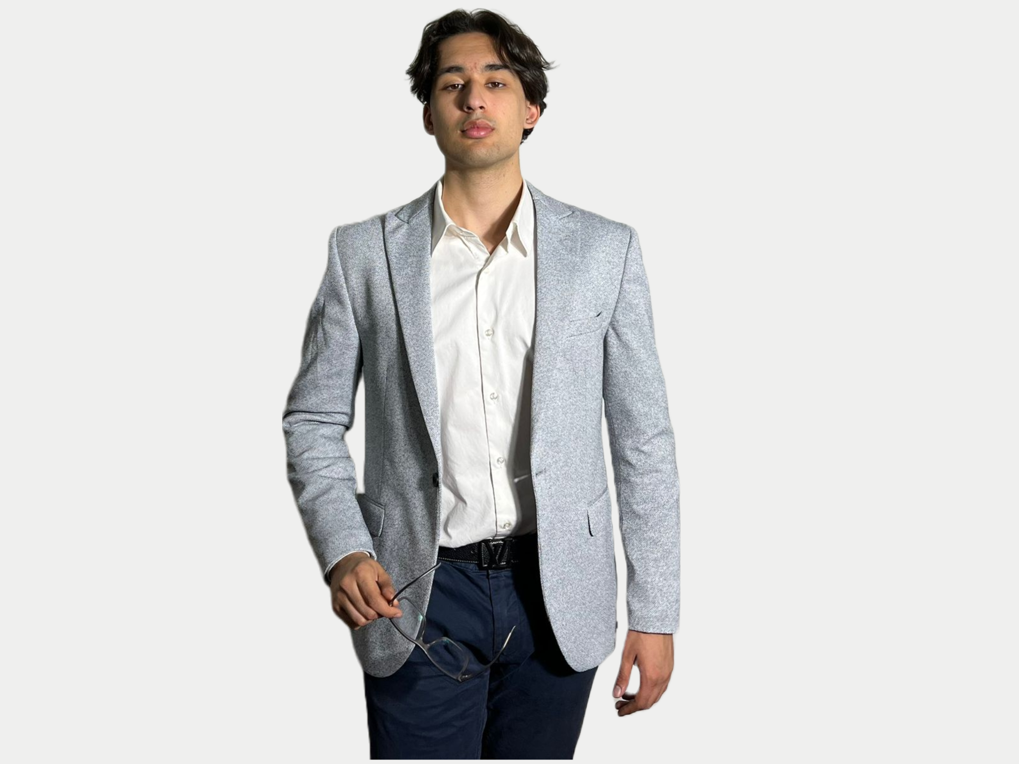 Azimi Fashion Blazer Granite Blue