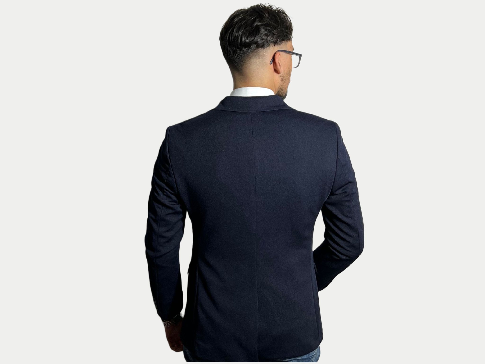 Azimi Fashion Blazer Dark Navy