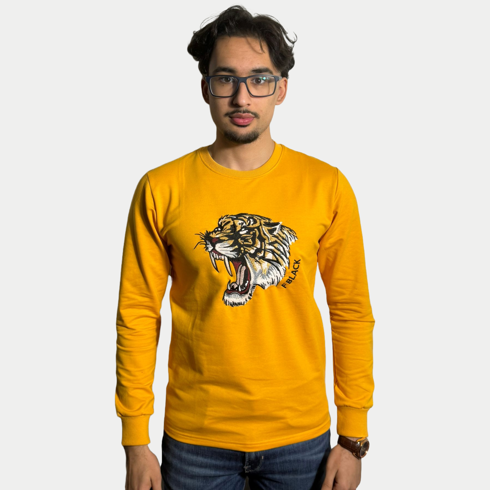 Yellow Tiger Sweater