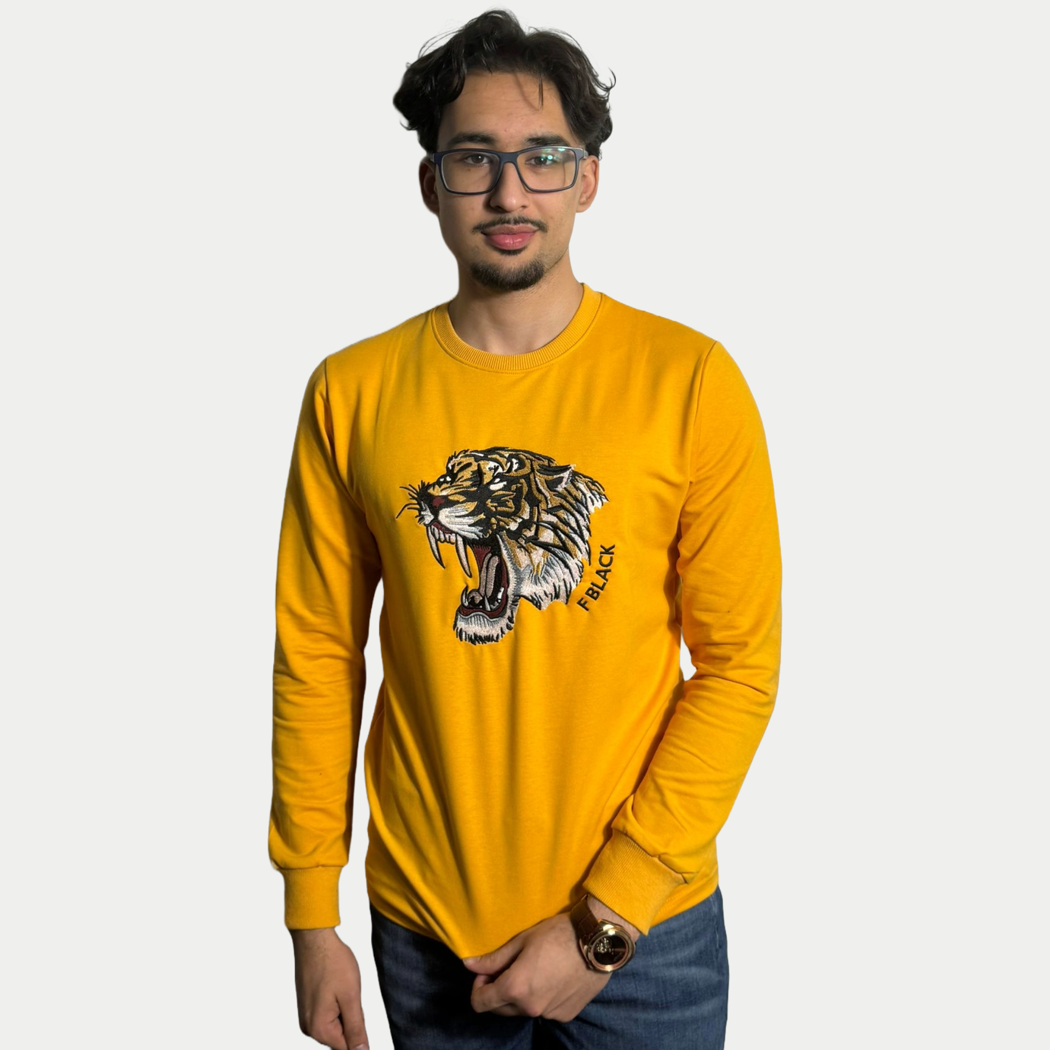 Yellow Tiger Sweater