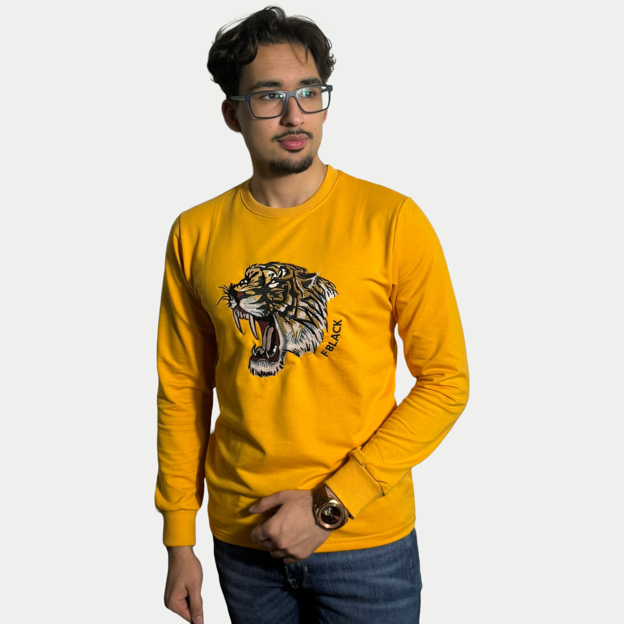 Yellow Tiger Sweater