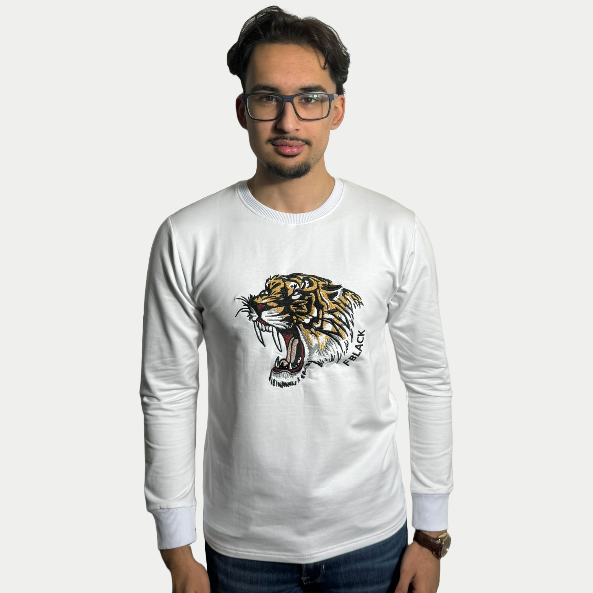 White Tiger Sweater