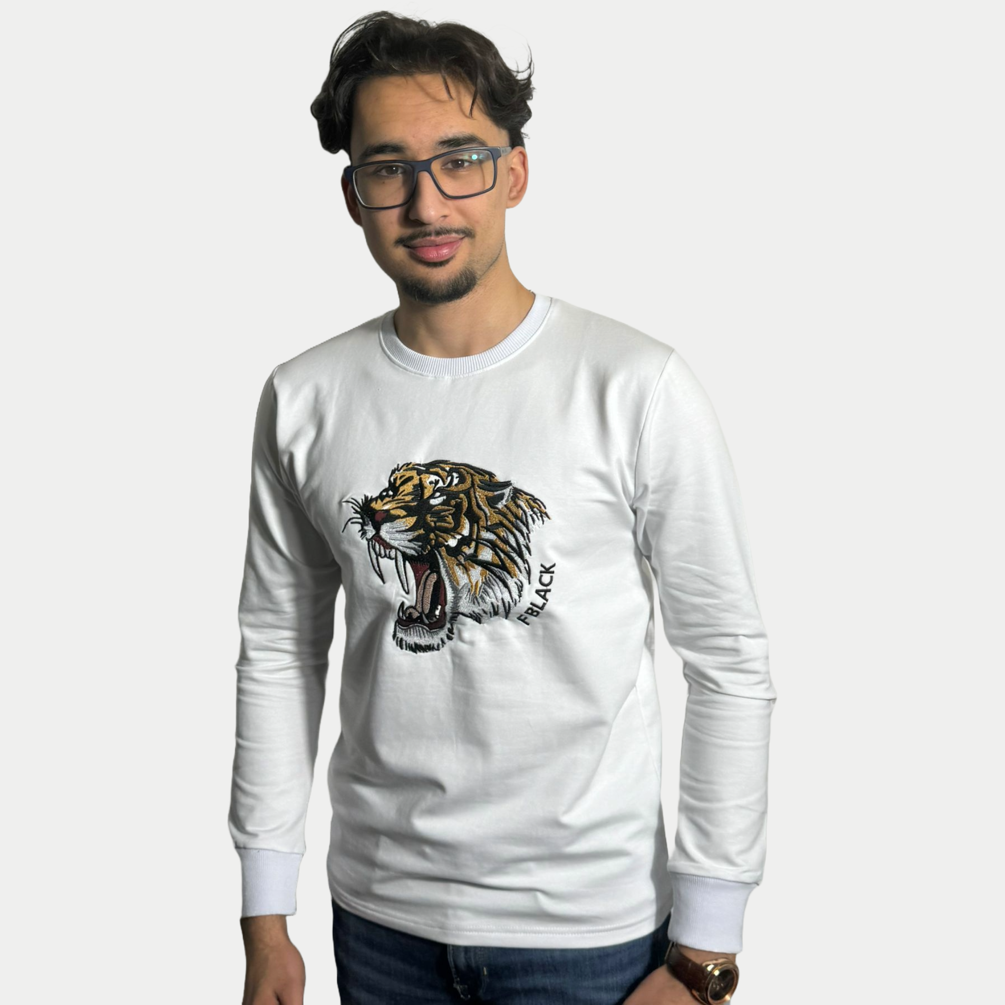 White Tiger Sweater