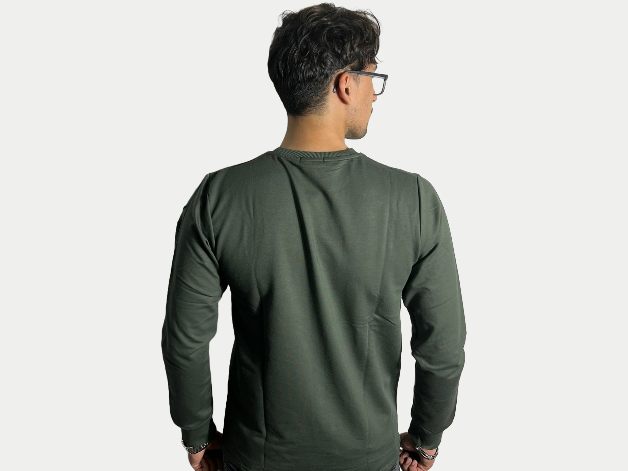 Azimi Fashion Sweater Eagle Green