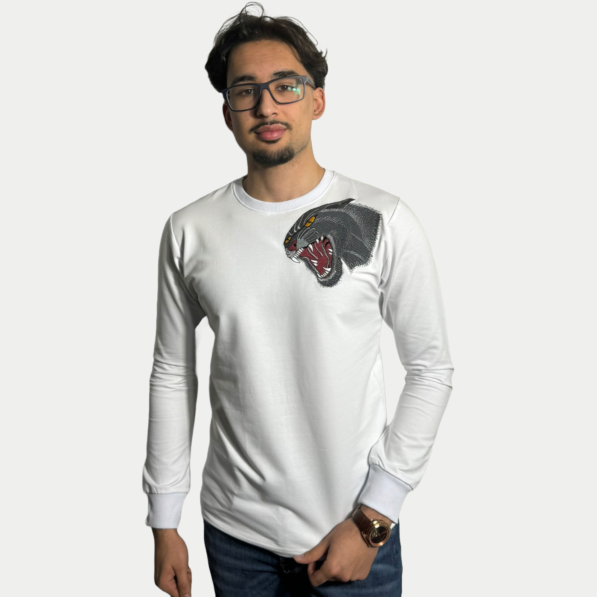 White Jaguar Sweater