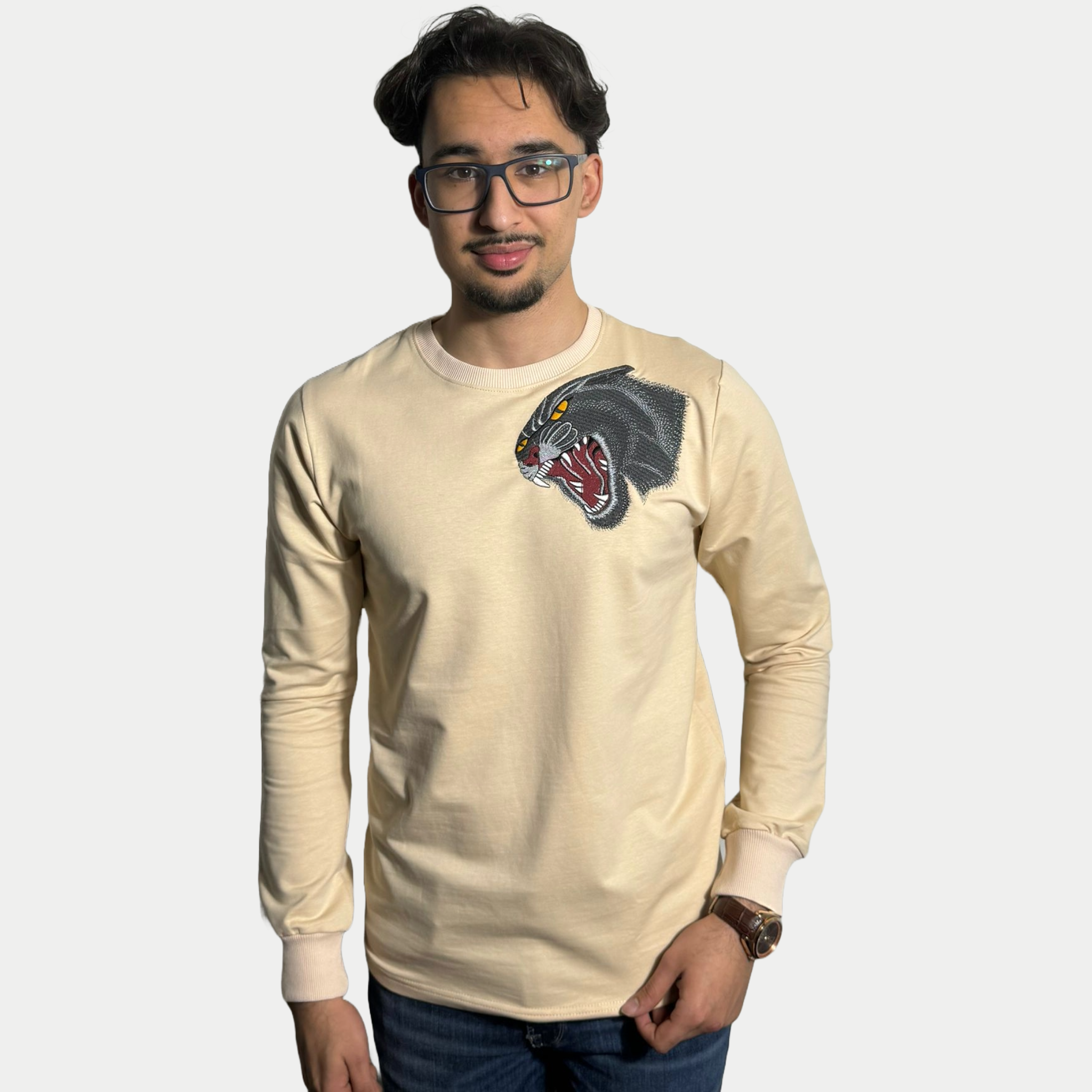 Creme Jaguar Sweater