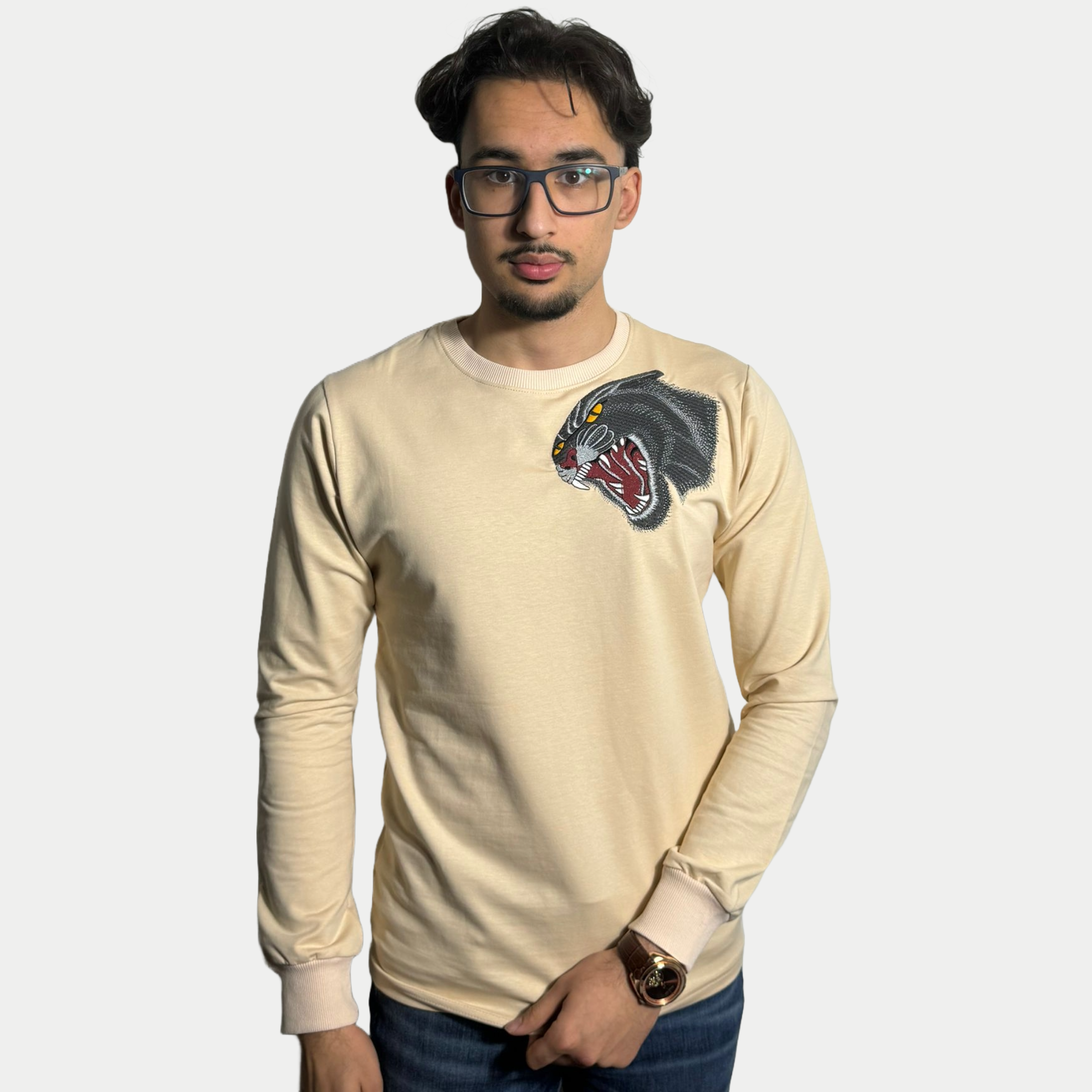 Creme Jaguar Sweater