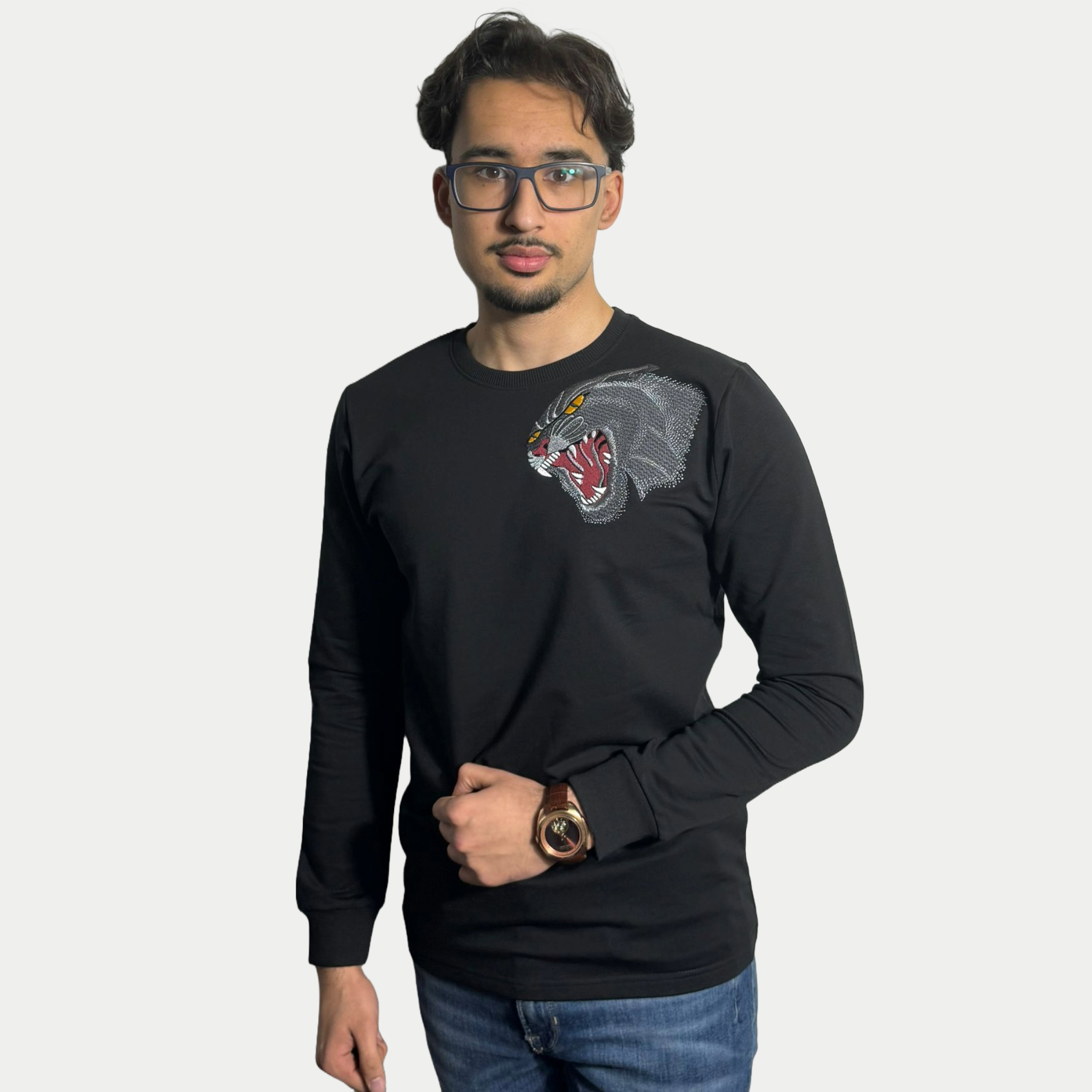 Black Jaguar Sweater