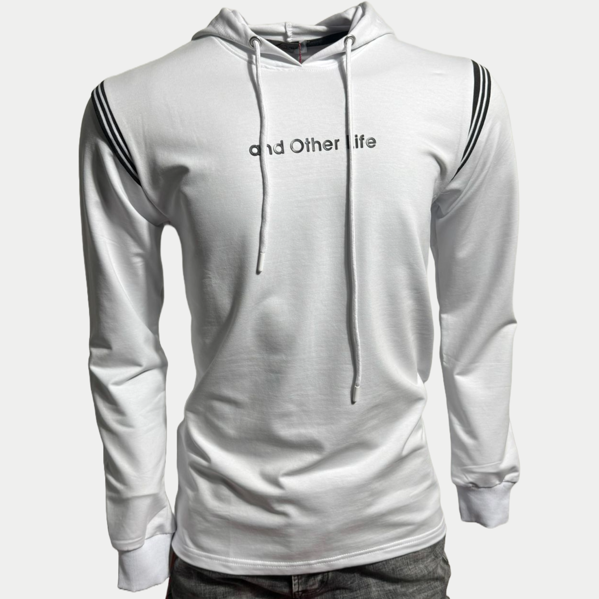 Hoodie Sweater And Other Life White