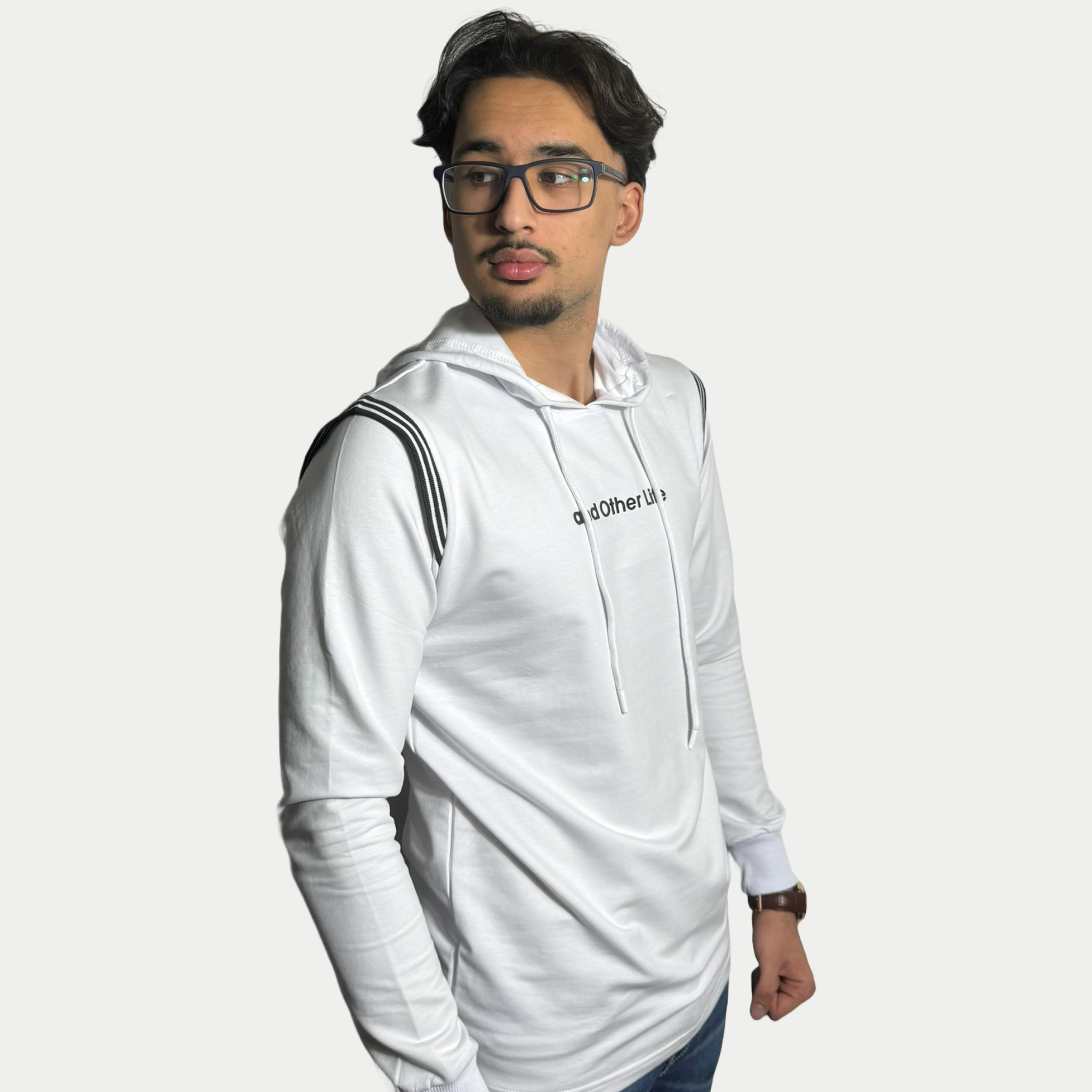 Hoodie Sweater And Other Life White