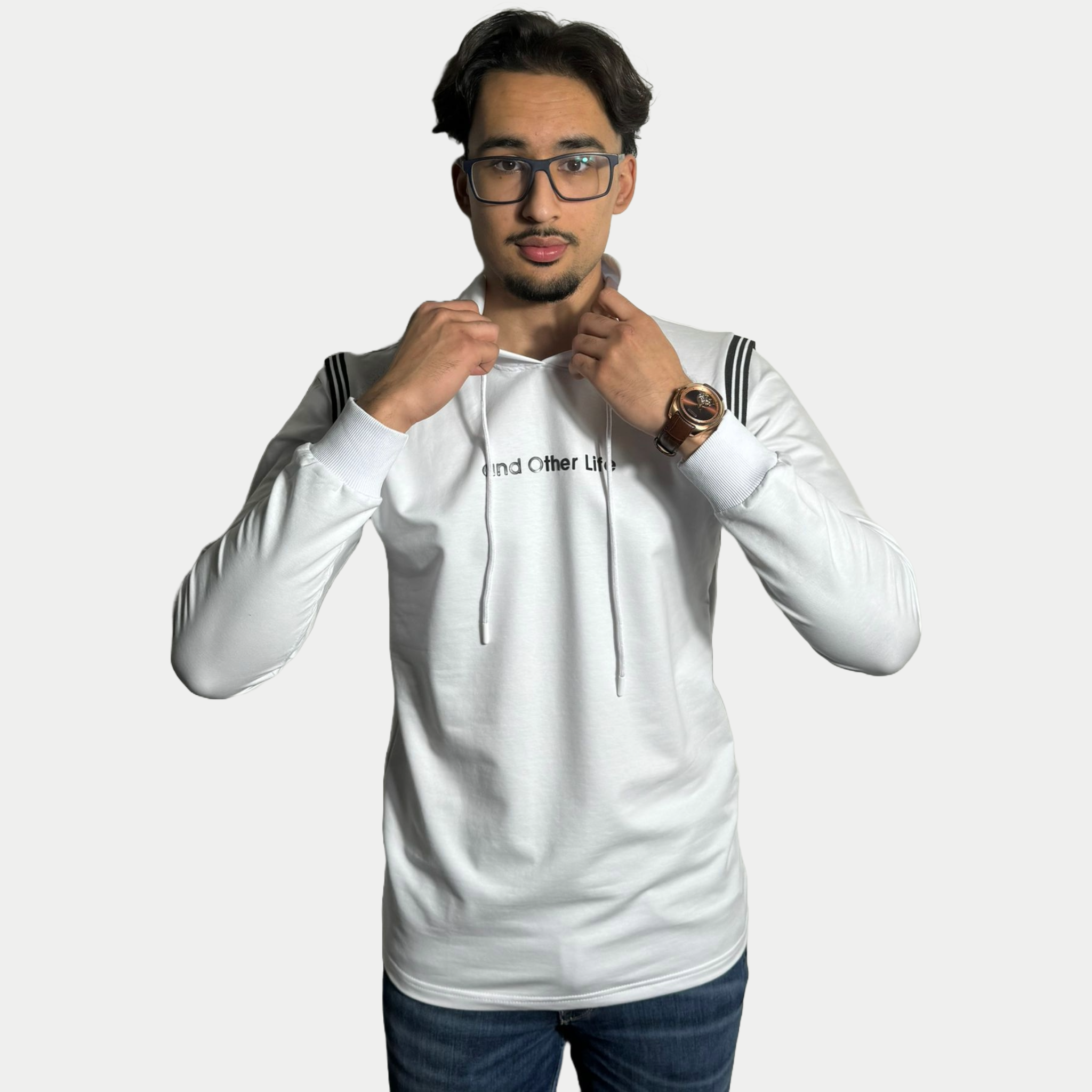 Hoodie Sweater And Other Life White