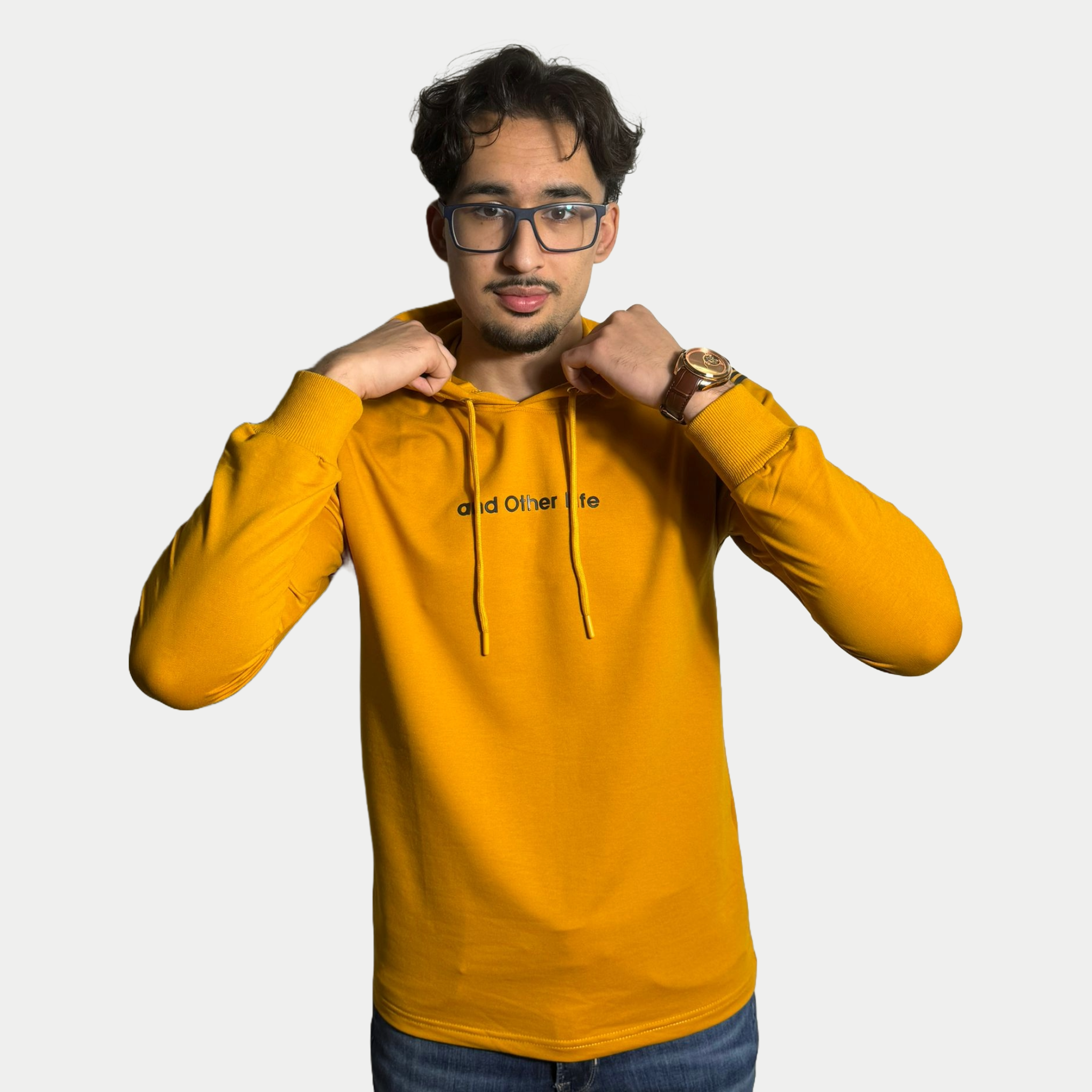 Hoodie Sweater And Other Life Yellow