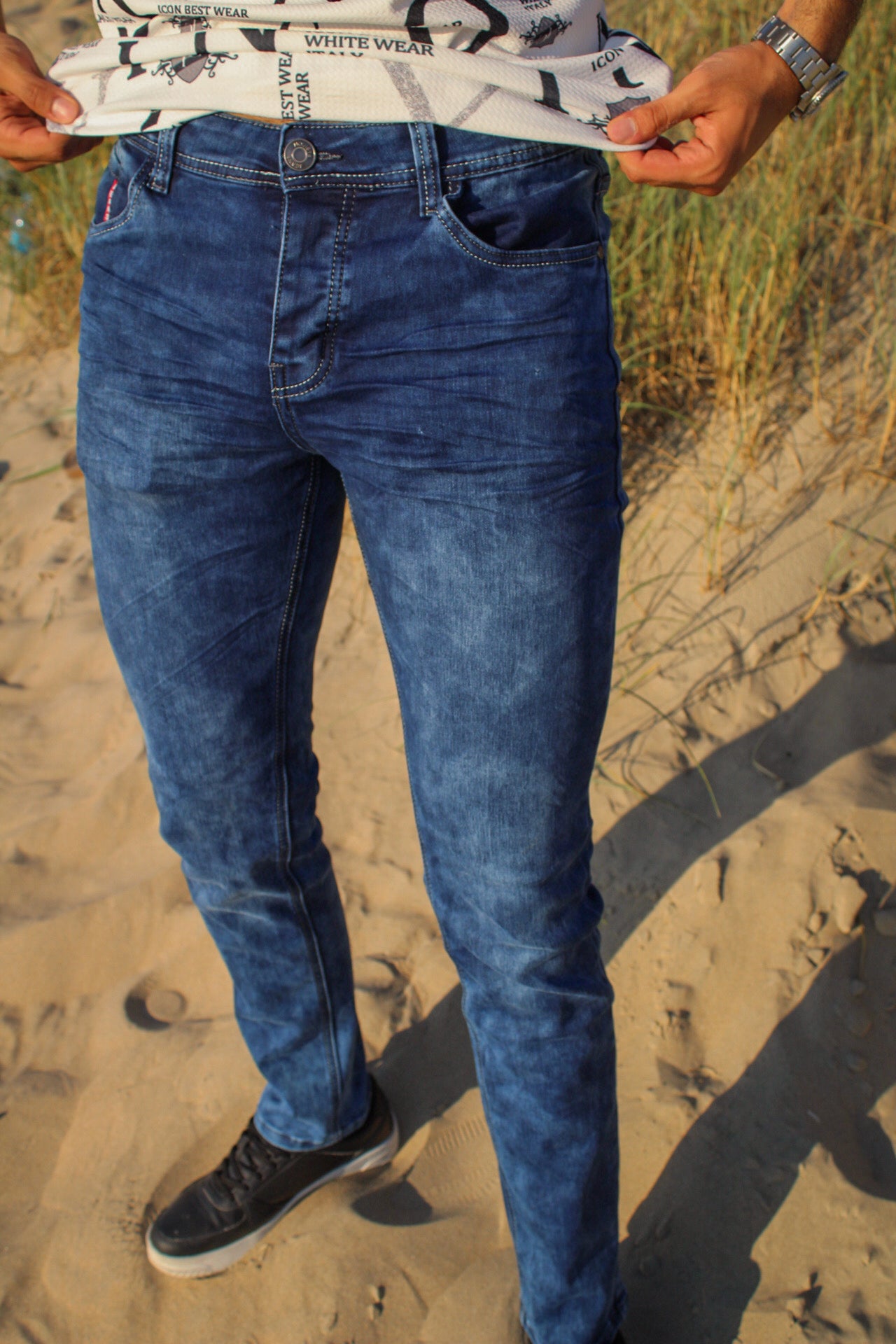 Classico Denim Ocean Blue Azimifashion