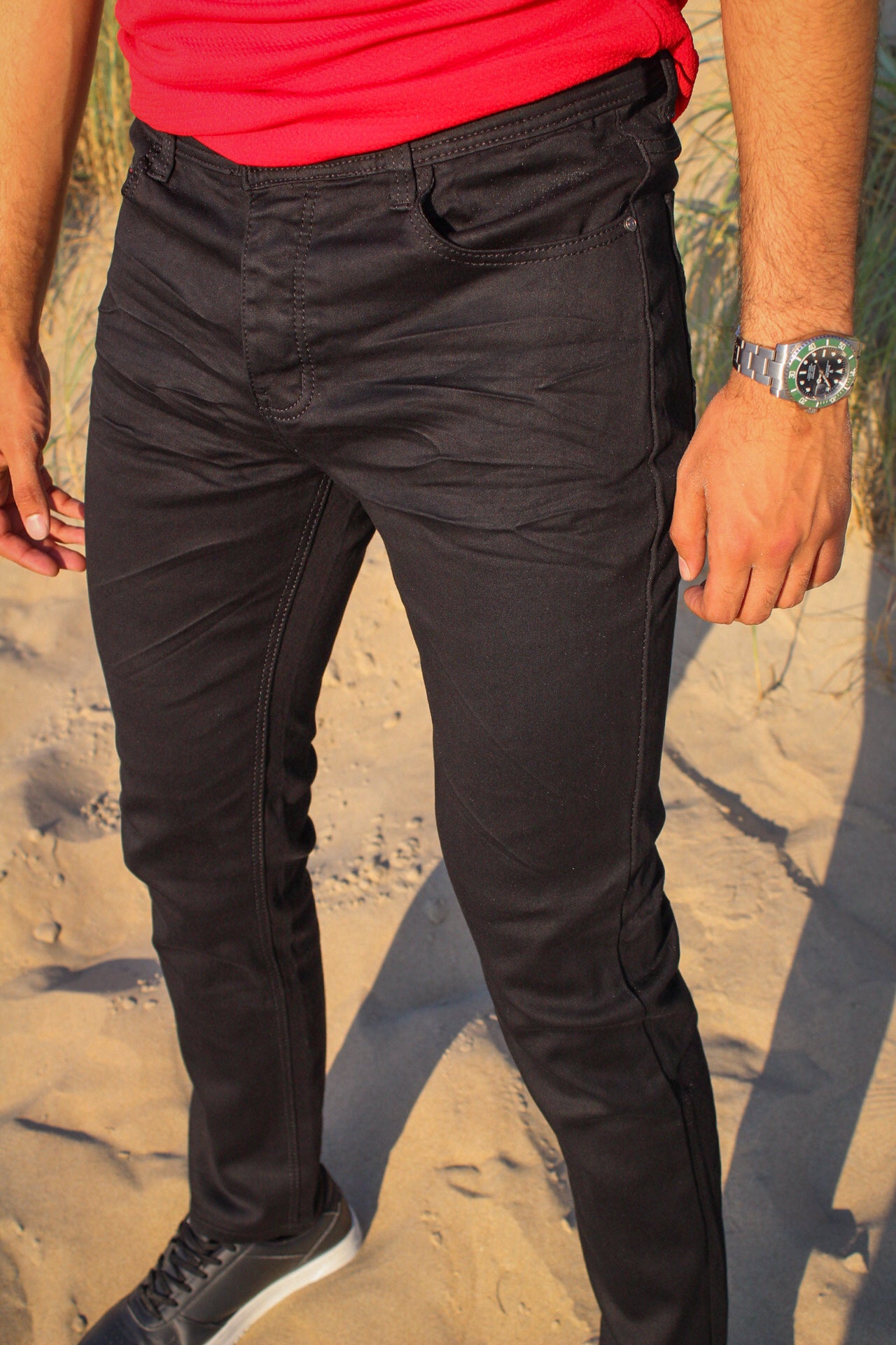 Classico Denim Black Azimifashion